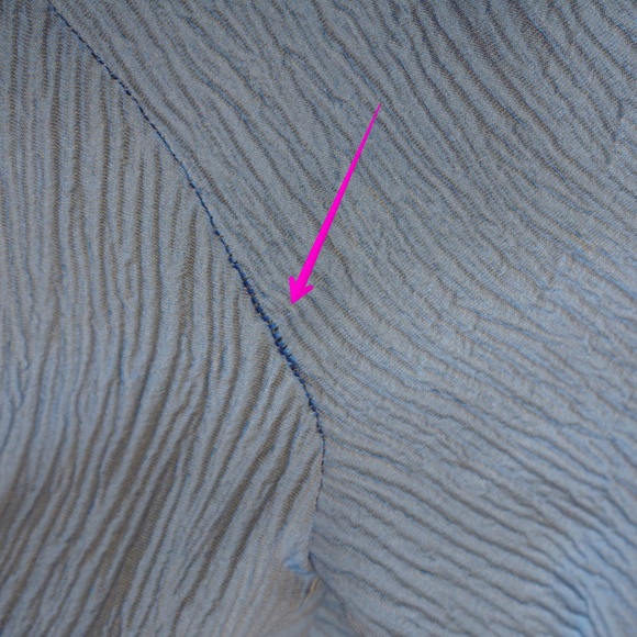 GIANFRANCO FERRÉ Silk Blend Plissé Blouse IT 40 - Picture 13 of 14